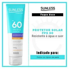 Protetor Solar Sunless - Toque Seco FPS 60 - 120g