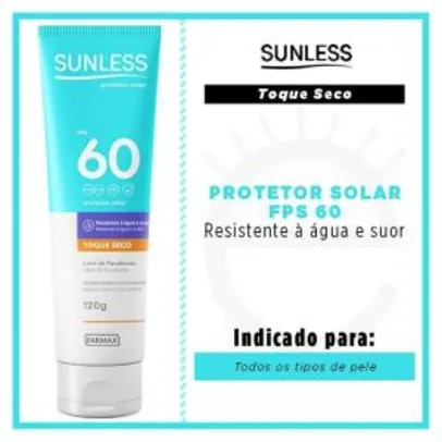 Protetor Solar Sunless - Toque Seco FPS 60 - 120g