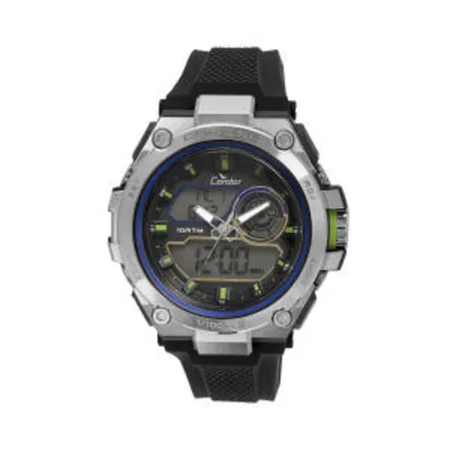 Relógio Condor Masculino Preto Anadigi CO1161B/8P R$112