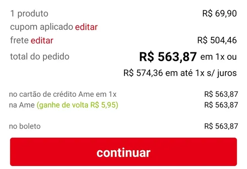 Imagen na descrição da promoção