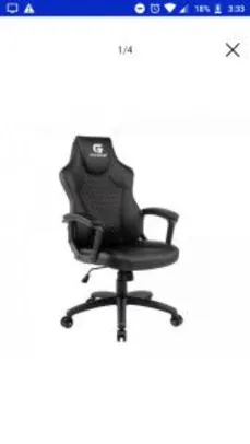 [APP] Cadeira Gamer Holt Preta FORTREK | R$640