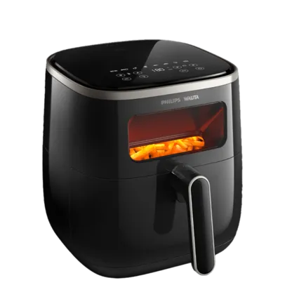 Fritadeira Airfryer com Visor e Painel Digital 5,6L Philips Walita 1700W - HD9257