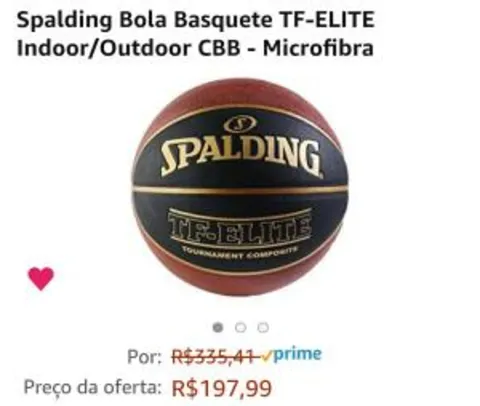 Bola de Basquete Spalding TF Elite R$198