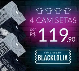 Lolja: Promoção 4 Camisetas