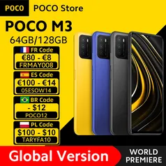 Smartphone XIAOMI POCO M3 - 4GB+64GB | R$773