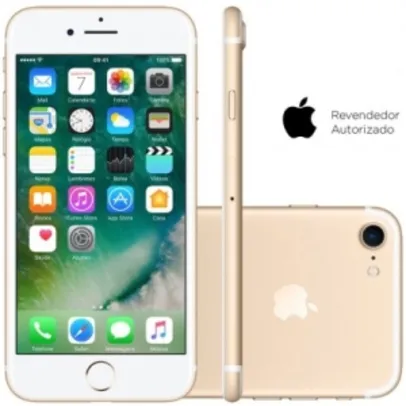 Smartphone Apple iPhone 7 128GB Desbloqueado Dourado por R$ 3100