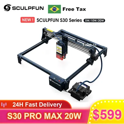 Gravador Sculpfun s30 pro max/s30 pro/s30