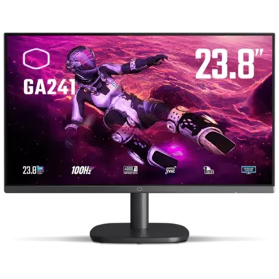 Monitor Cooler Master 24' GA241 - 23.8 Pol, Full HD, 100Hz, 1ms, VA, sRGB 95%, HDMI/VGA