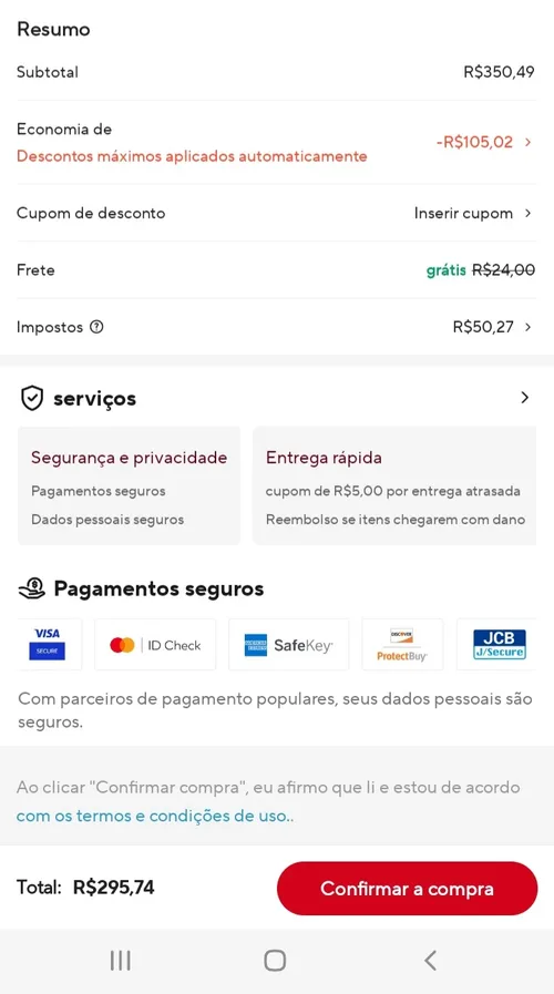 Imagen na descrição da promoção