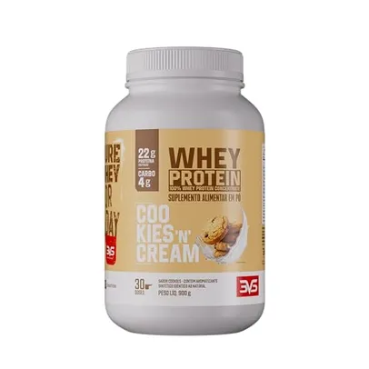 3VS Nutrition Whey 100% Concentrado 900g Sabor Cookies'n Cream