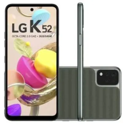 Smartphone LG K52 6,59 Dual Chip Android 10.0 64GB Bluetooth 5.0 Verde R$980