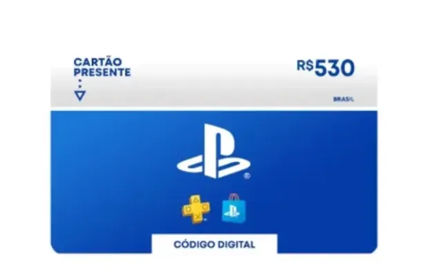 [Click to pay] Gift Card Digital Playstation – R$530