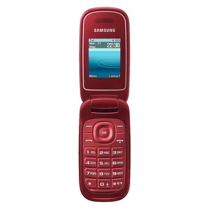 Foto do produto Celular Samsung Gt-e1272 Flip Dual Sim 32gb Tela 2.4 - Vermelho