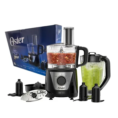 Foto do produto Multiprocessador De Alimentos Oster Black 7 Em 1 OMPR850 220V