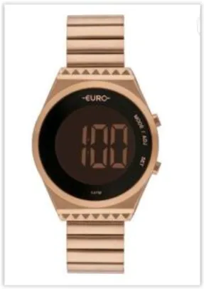 Relógio Feminino Digital Euro EUBJT016AB/4J - Rosé | R$ 133