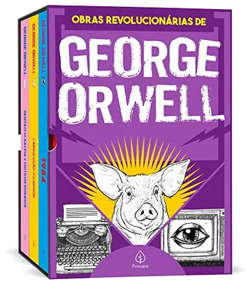 Box: As obras revolucionárias de George Orwell (03 volumes) | R$ 25