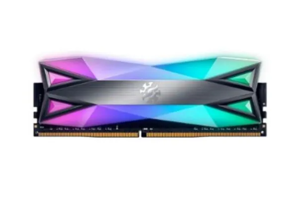 Memória XPG Gammix D60G RGB, 8GB, 3200MHz, DDR4, CL16, Cinza - AX4U32008G16A-ST60