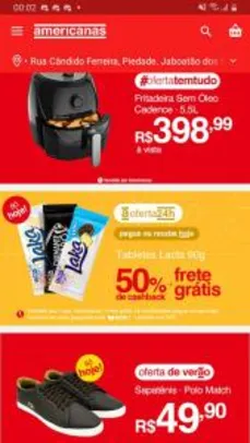 [AME R$2,25] Chocolate Lacta 90g R$4,50