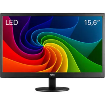 [APP] Monitor LED 15,6" AOC Widescreen E1670SWU/WM | R$270