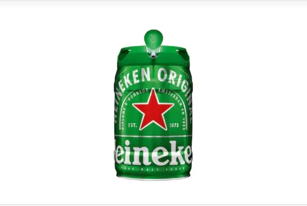 [banQi R$53] Cerveja Heineken barril 5L