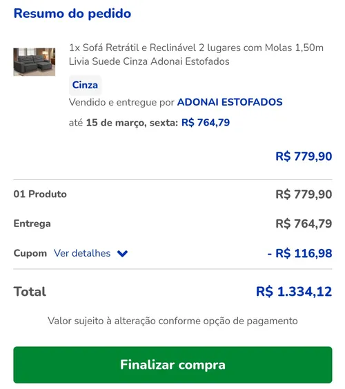 Imagen na descrição da promoção