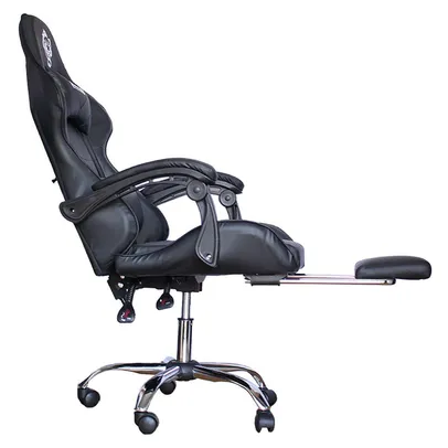 Cadeira Gamer Shoptelbras Tiger SX3 Preta C/ Apoio de Pés