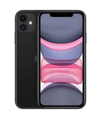 iPhone 11 Apple 128GB Preto Tela de 6,1” R$4266