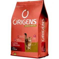 Ração Seca 11,1kg Origens Premium Especial Carne Gatos Adultos