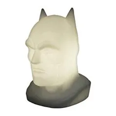 Luminária Plástico Dc Batman Head Urban Branco Plástico