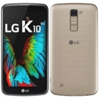 Saindo por R$ 753: Smartphone LG K10, Dual Chip, Dourado, Tela 5.3", 4G+WiFi, Android 6.0, 13MP, 16GB, TV Digital | Pelando
