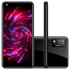 Smartphone Positivo Twist 4 S514, 64 GB, Android 10, Black Piano | R$520