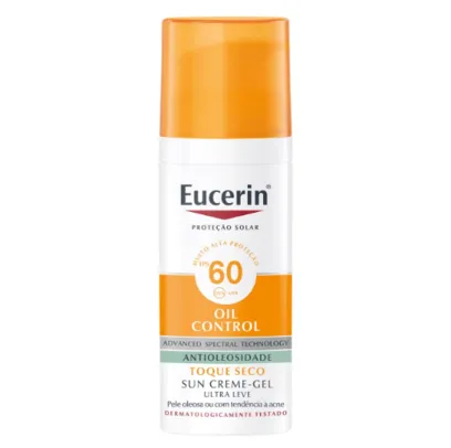 Eucerin Protetor Solar Facial - Sun Gel-Creme Oil Control Fps 60 50G