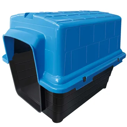 Casinha Plast Furacao Pet N4 Azul