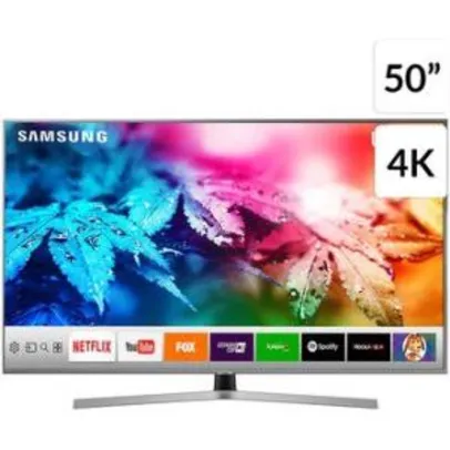 Smart TV LED 50" UHD Samsung modelo NU7400 com HDR Premium Bixby - 2299