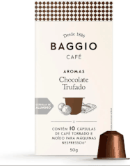 [REC/ +por- R$12,00] Baggio Café Cápsulas De Café, Compatível Com Nespresso Contém 10 Cápsulas