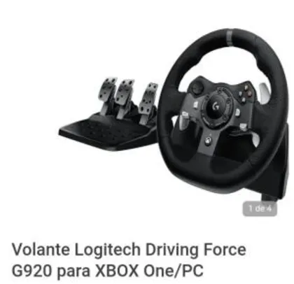 Volante Logitech Driving Force G920 para XBOX One/PC | R$1394