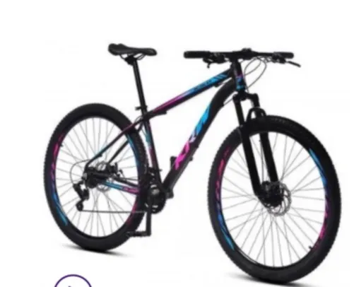 Bicicleta aro 29 KRW Alumínio 24 Vel Marchas Freio a Disco Suspensão dianteira Mountain Bike X52