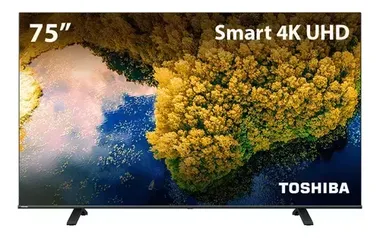 Smart Tv 75 4k Toshiba 75c350l Vidaa Hdmi Usb Wi-fi -tb009m