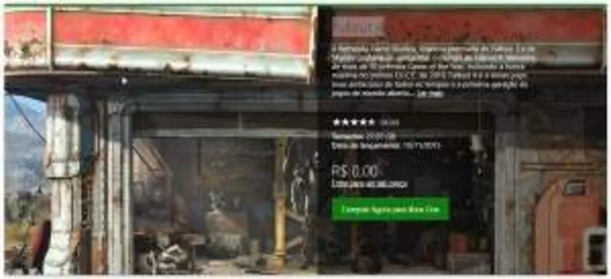 [Xbox Live] Fallout 4  de Grátis