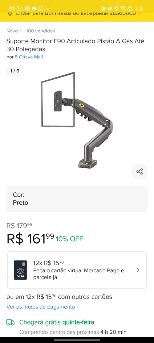 Imagen na descrição da promoção