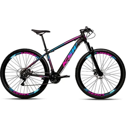 Bicicleta 29 KSW XLT 21 Marchas Freio a Disco Quadro Alumínio MTB