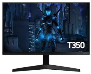 Monitor Gamer Samsung T350 24” FHD, Tela Plana, 75Hz, 5ms, HDMI, FreeSync, Game Mode