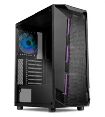 Gabinete Gamer Mancer Revenant, Mid-Tower, Lateral de Vidro, Com 1 Fan ARGB 