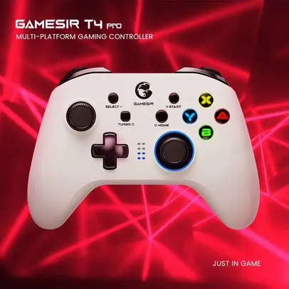 [Imposto Incluso] Controle GameSir T4 Pro Bluetooth e 2.4g - Compatível com PC, Switch, Android e iOS