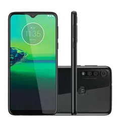 Moto G8 Play XT2015-2 Preto Onix - Tela 6,2, 4G, Câmera 13 MP + 8 MP + 2 MP, Frontal 8MP, Octa Core, 32GB, 2GB RAM R$869