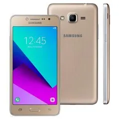 Smartphone Samsung Galaxy J2 Prime Dourado com 16GB, Tela 5", Dual chip, 4G, Câmera 8MP, Android 6.0 por R$ 475