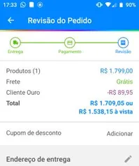 [APP + Cliente ouro] Smartphone Samsung Galaxy A51 128GB Cinza 4D - 4GB RAM 6,5" - R$1538