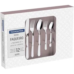 Faqueiro Inox 60 Peças Búzios - Tramontina | R$50