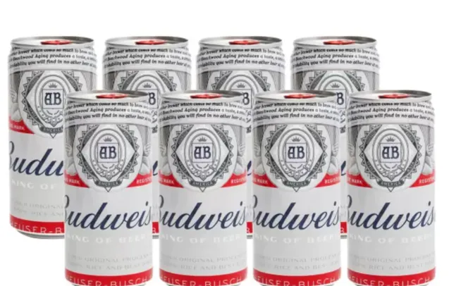 Cerveja Budweiser 269ml - 8 Unidades 