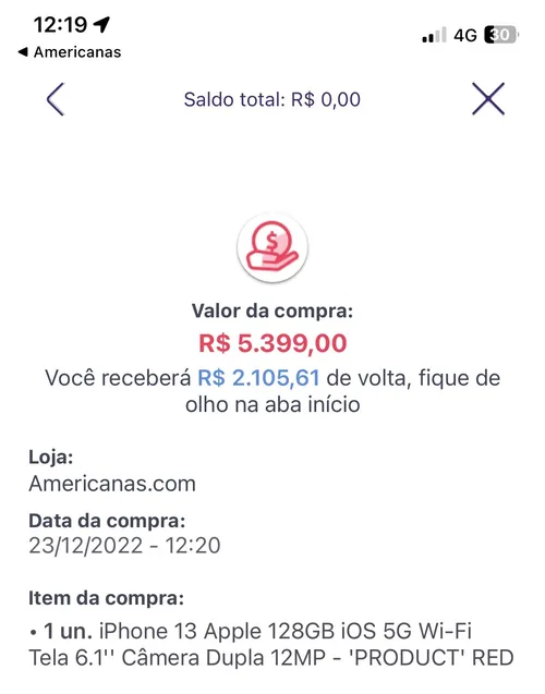 Imagen na descrição da promoção